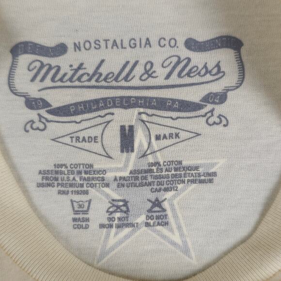 NWOT Dallas Cowboys Shirt Size Medium by Mitchell & Ness Super Bowl Graphic Tee - Picture 13 of 16